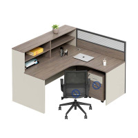 相威职员办公桌员工位卡座屏风位桌椅组合单人位 【不含柜/椅】