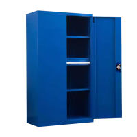 相威重型工具柜加厚物件工具储物柜工厂铁皮柜文件柜汽修厂零件收纳柜蓝色四层一抽