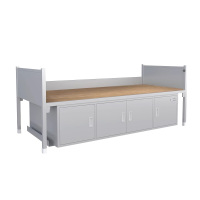 相威制式上下铺宿舍床铁艺组合床钢制铁架高低床13款单层床