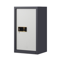 相威指纹电子保密柜钢制密码文件柜档案柜矮柜保密资料柜办公柜 单门灰白钥匙指纹