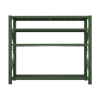 相威消防铁锹镐架农具摆放架安保装备器材存放架绿色货架大盾牌架中型-主架