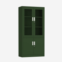 相威绿色铁皮文件柜办公室档案柜资料柜财务凭证柜钢制办公柜加厚大器械柜