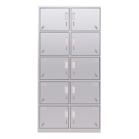 相威不锈钢员工储物柜文件柜存放柜子简易衣柜存包柜十门更衣柜