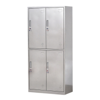 相威不锈钢员工储物柜文件柜存放柜子简易衣柜存包柜四门更衣柜