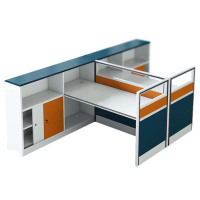 相威职员办公桌椅组合隔断屏风办公室卡座员工桌多人位电脑桌简约现代二人位T型