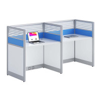 相威办公桌员工位桌椅组合经济型工位挡板电脑桌财务屏风卡座双人位【不含椅】