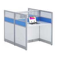 相威办公桌员工位桌椅组合经济型工位挡板电脑桌财务屏风卡座对坐双人位【不含椅】