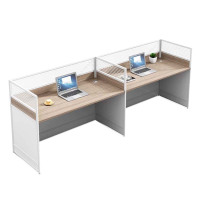 相威职员办公桌椅组合简约现代屏风卡座工位隔断式财务工位桌子双并排单桌