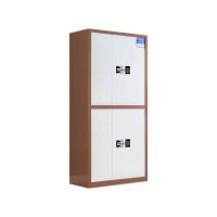 相威办公柜财务档案柜文件柜办公室资料储物柜保险柜通双节咖框白门-密码锁