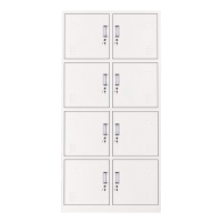 相威加厚八门钢制更衣柜员工衣柜铁皮职工储物柜带锁存包柜