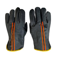 路吉通 短皮手套 均码 副