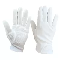 路吉通 汗布胶点手套 均码 双