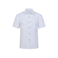 路安保白衬衫工装60%棉40聚酯纤维 套