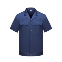 路安保夏季短袖工作服棉质速干面料可定制套