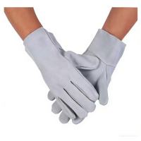 路安保牛皮电焊手套短款均码副