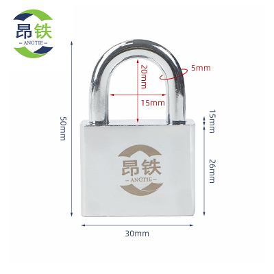 昂铁 不锈钢挂锁 30短梁(单开) 把