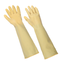 铂识 耐酸碱工业乳胶手套 L 双