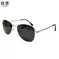 铁青复古椭圆形偏光眼镜PG13 个