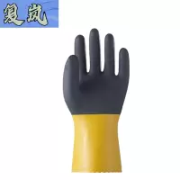 复岚 耐油手套黄黑色 均码/双