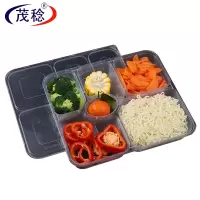 茂稔 快餐盒 一次性餐盒 单独打包盒 六格 箱