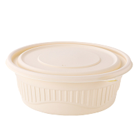 茂稔一次性圆餐盒 一次性可降解餐盒 450ml 箱