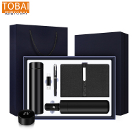 拓栢 笔记本套装 笔记本保温杯U盘签字笔雨伞礼品套装奖品可定制A5-60/套