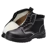 万山宏业 工作鞋 劳保棉鞋 皮毛一体劳保鞋 WG059G 双