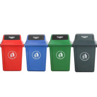 菲尔阿扎 PHIL ARZA 摇盖垃圾桶 100L/个