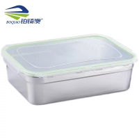 铂锜澳 304不锈钢保鲜盒/个