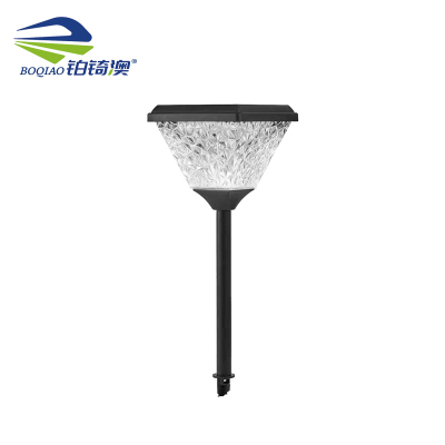 铂锜澳 方形太阳能地插灯 185*185*730mm-白光暖光 个