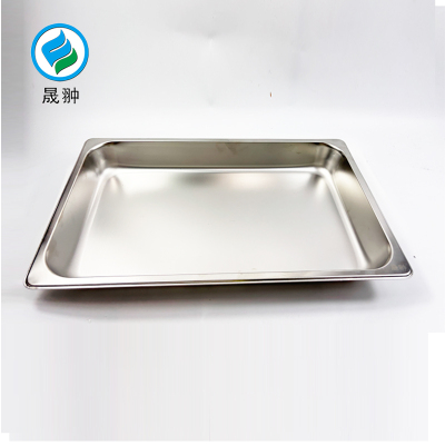 晟翀 304不锈钢份数盆 加厚(1/1)长53cm*宽32.5cm高10cm 个