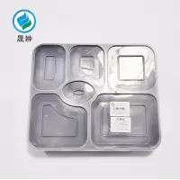 晟翀 一次性餐盒 五格,150套/箱 箱