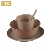 旧歌 可降解一次性碗筷套装 四件套 套