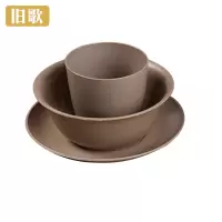 旧歌 一次性稻壳餐具套装 三件套 套