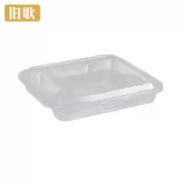 旧歌 一次性四格餐盒 150个/箱