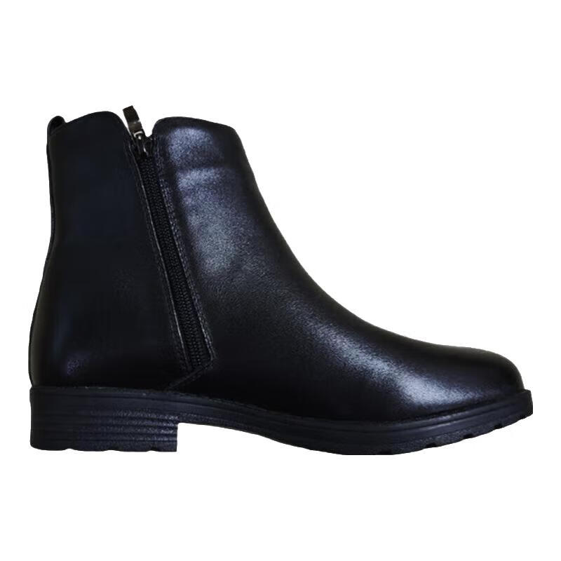 鼎兆荟冬季女士保暖皮鞋 35#-40# 黑色一双