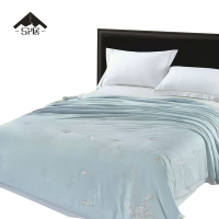 三人居 蝶韵莫代尔夏被(双人) 200*230cm 条