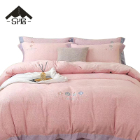 三人居 磨毛四件套 200*230/250*270/48*74cm*2 套