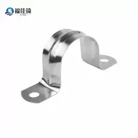 福佳琦 不锈钢骑马卡管卡 25mm 个