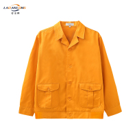 劳安隆 春秋工务黄色线路工作服 S-5XL/套