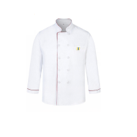 劳安隆 春夏季长袖厨师工作服LAL-4 M-5XL/套