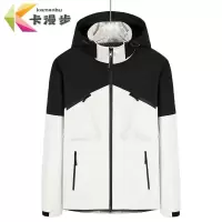 卡漫步 黑白冲锋衣 KMB-CF23 件