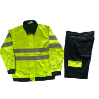 铂牛 高可视性警示防护对比工作服 S-XXXL 套