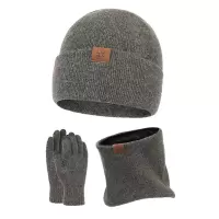 徽润和 围巾帽子手套保暖防寒三件套 FH014 套