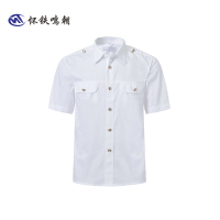 短袖衬衣HT-G108男士衬衫办公室人员工作服装制服上衣