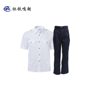工作服套装HT-G110短袖衬衫套装办公室人员服装工作制服套装