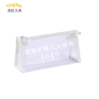 英帆文具 爱路护路宣传透明笔袋文具袋 可印刷 YF-486/个