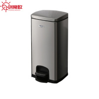 创常欧 不锈钢垃圾桶 30L 个