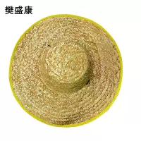 樊盛康 编织草帽防晒草帽 均码 顶