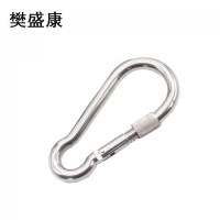 樊盛康 304不锈钢弹簧扣 登山扣链条连接扣卡扣 [带母型]M6 个